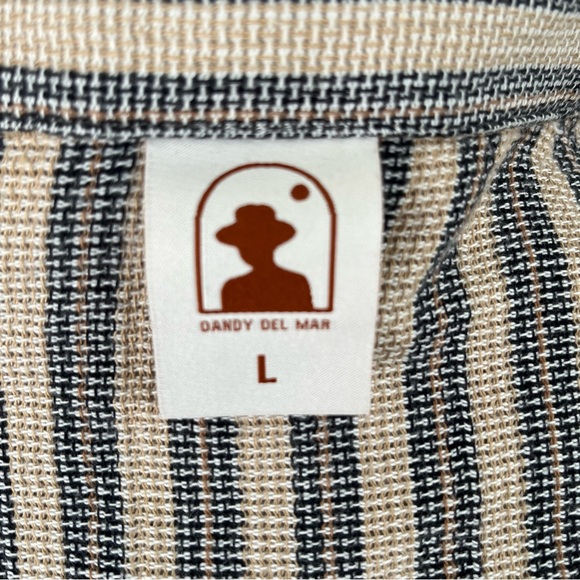 THE PALMA SHIRT - CACAO STRIPE - Picture 5 of 8